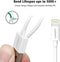 Ugreen - kabel - USB - Lightning MFI 1m 2,4A wit - (20728)