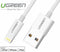 Ugreen - kabel - USB - Lightning MFI 1m 2,4A wit - (20728)