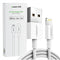 Ugreen - kabel - USB - Lightning MFI 2m 2,4A wit - (20730)