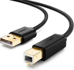 Ugreen - kabel - USB - USB Type B - (printerkabel) - 3m - zwart - (10351)