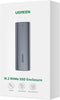 Ugreen - M.2 - SSD schijfbehuizing USB 3.2 Gen - 2 - (SuperSpeed - USB - 10 - Gbps) - + - USB - Type - C - kabel - 0,5m - grijs - (CM400 - 10902)