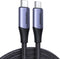 Ugreen - US355 - USB-C 3.1 Gen - 2 / USB-C - 3.1 - Gen - 2 - kabel - 1 - m - zwart