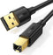 UGREEN - USB 2.0 USB-A male naar USB-B male printer kabel - 1,5 meter