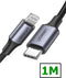 UGREEN USB C Lightning Kabel MFi Gecertificeerd Nylon PD Oplader Cable Voor iPhone 12/12 Mini/ 12 Pro/ 12 Pro Max/SE/ 11/11 Pro/X/XR/XS MAX/ 8/8 Plus, enz. (1Meter)