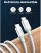 UGREEN USB-C naar USB-C Kabel 3A Fast Charge 1 Meter Wit