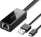 UGREEN USB Ethernet Adapter Micro USB naar RJ45 LAN Netwerkadapter voor Chromecast en TV Stick met USB 2.0 kabel voor Voeding.