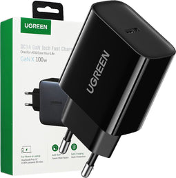 Ugreen - USB - Type C 20W Power Delivery wandlader zwart - (10191)