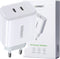 Ugreen - wandlader - 2x USB Type C 40W Power Delivery wit - (10343)