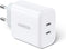 Ugreen - wandlader - 2x USB Type C 40W Power Delivery wit - (10343)