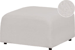 FALSTERBO - Ottomaan - Donkergrijs - Bouclé