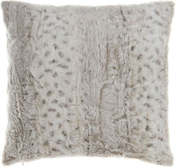 Kussen DKD Home Decor Beige Polyester Aluminium Wit (45 x 10 x 45 cm)