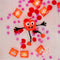 Glo Pals Sammy, Light Up Sensory Cubes, Rood, Kunststof, 4 Stuks