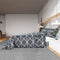 vidaXL - Dekbedovertrekset - 140x200 - cm - katoen - grijs