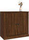 vidaXL - Dressoir - 70x35,5x67,5 - cm - bewerkt - hout - bruin - eikenkleur