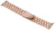 iMoshion Stalen watch bandje geschikt geschikt voor Apple Watch Series 1 / 2 / 3 / 4 / 5 / 6 / 7 / 8 / 9 / SE / Ultra (2) - 42 / 44 / 45 / 49 mm - Rosé Goud