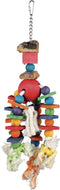Trixie speelgoed aan ketting touw & kralen hout / kurk 35 cm