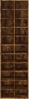 vidaXL Schoenenkast - 54x34x183 cm - 22 vakken - Gerookt eiken