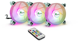 Inter-Tech Argus RS-06 - RGB-Fan Set - 120mm - 3x (set van 3)