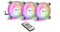Inter-Tech Argus RS-06 - RGB-Fan Set - 120mm - 3x (set van 3)