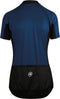 assos UMA GT Fietsshirt korte mouwen Dames blauw/zwart Maat L