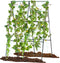 Coast A-frame klimrek - Plantenrek met net - Verstelbare breedte 30-60 cm - Zwart