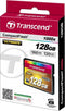 Transcend 1000x - CompactFlash 128GB - Leessnelheid 160 MB/s - Schrijfsnelheid 120 MB/s