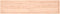 vidaXL - Wastafelblad - 220x50x(2-6) - cm - onbehandeld - massief - hout