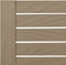 vidaXL - Ligbed - 2-persoons - 155x138x83 - cm - polypropeen - lichtbruin