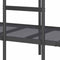 vidaXL - Stapelbed - zonder - matras - 90x200 - cm - staal - zwart