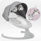 MoMi Kenani - Elektrische Babyschommel - Bluetooth - Afstandsbediening - 5 Schommelsnelheden - Donkergrijs