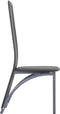 vidaXL - Eetkamerstoelen - 4 - st - kunstleer - grijs
