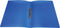Alpha ringmap, voor ft A4, uit PP, 2 ringen van 16 mm, transparant blauw