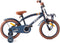 AMIGO 2Cool Jongensfiets 16 Inch - Kinderfiets voor 4 tot 6 Jaar - 100-115 cm - Blauw - met Zijwieltjes