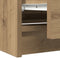 vidaXL - Tv-meubel - 100x35x54 - cm - bewerkt - hout - artisanaal - eikenkleurig