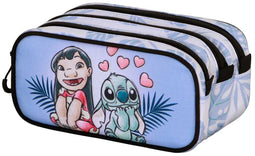 Karactermania - Disney - Lilo en Stitch - FAN Trick Pennetas - Potloden etui met dubbele rits - Pennenetui 2.2 - Lila