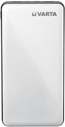 Varta Energy 20000 - Powerbank 20000 mAh - 3 apparaten gelijktijdig opladen - Wit/zwart