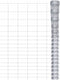 vidaXL - Hek - 50x1,25 - m - gegalvaniseerd - staal - zilverkleurig