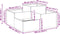 vidaXL - Tuinbak - 100x100x48 - cm - Zwart - Staal