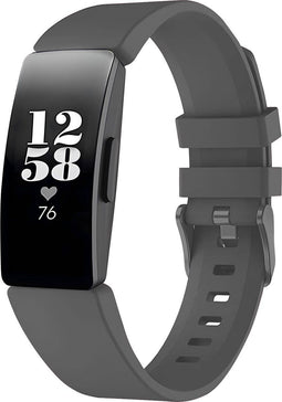 iMoshion Bandje Geschikt voor Fitbit Ace 2 - iMoshion Siliconen band gekleurde gesp - Grijs