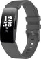iMoshion Bandje Geschikt voor Fitbit Ace 2 - iMoshion Siliconen band gekleurde gesp - Grijs