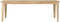 DTP Home Dining table Forte rectangular,76x200x90 cm, teakwood natural