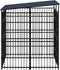 vidaXL - Hondenkennel - met - dak - 3,69 - m² - staal