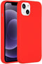 Accezz Liquid Silicone Backcover - iPhone 13 - Schokabsorberend - Rood
