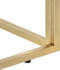 vidaXL - Wandtafel - roestvrijstaal - en - gehard - glas - goudkleurig