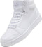 PUMA Rebound V6 Mid Jr - Hoge sneakers - Gerecycled materiaal - PUMA White-Cool Light Gray