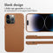 Accezz iPhone 14 Pro Max - Leren Backcover - Geschikt voor MagSafe - Sienna Brown