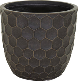 Yara Egg Pot Coffee D45H43 cm bloempot