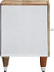 vidaXL - Nachtkastjes - 2 - st - 40x33,5x46 - cm - massief - mangohout
