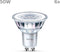 Philips LED Spot - 50 W - GU10 - Koelwit licht - 6 stuks