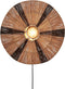 GOOD&MOJO Wandlamp Iguazu - Jute/Zwart - Ø55cm - Binnen
